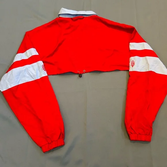 Free People Movement Swift Windbreaker Bolero Varsity Red/Sky One Size NWOT - Picture 5 of 5